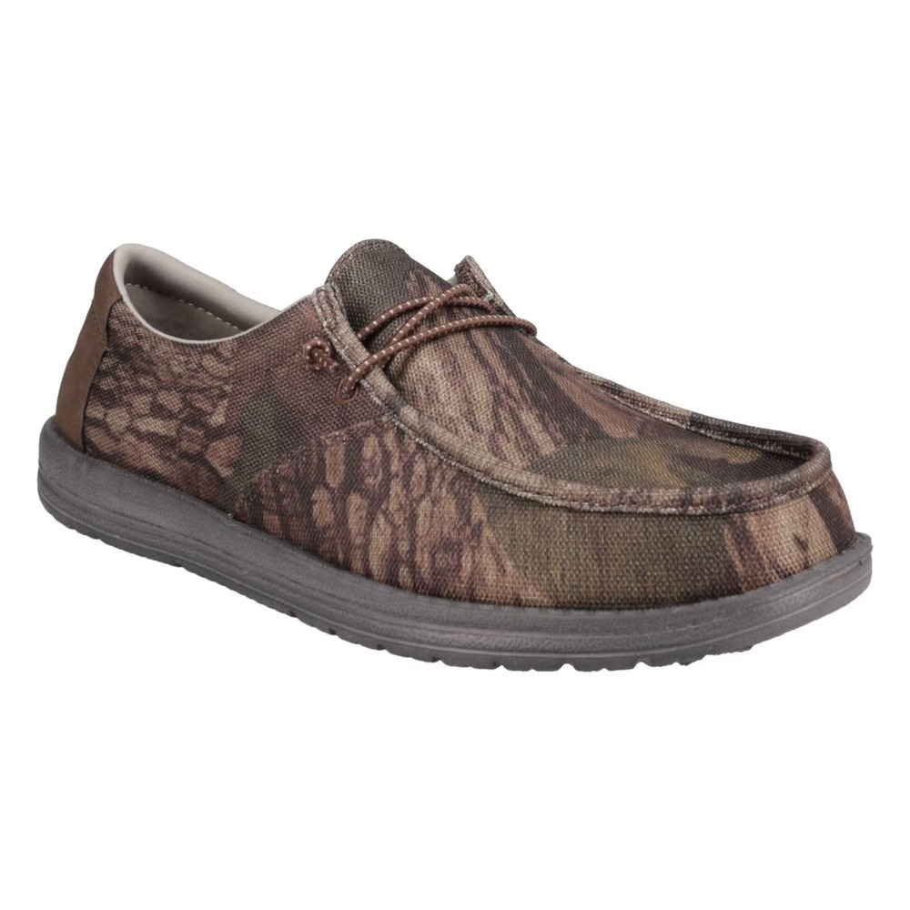 Eddie Bauer Men's Canvas Lace Up Loafer Size 11 Camo